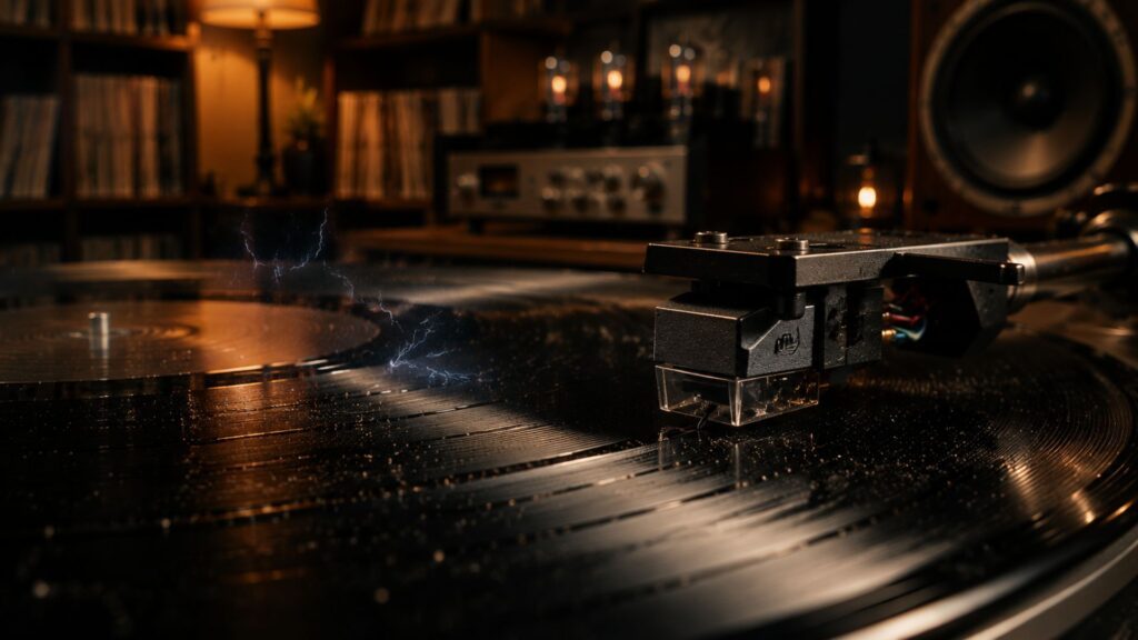 Why Vinyl Records Crackle: Dust Isn't the Real Culprit